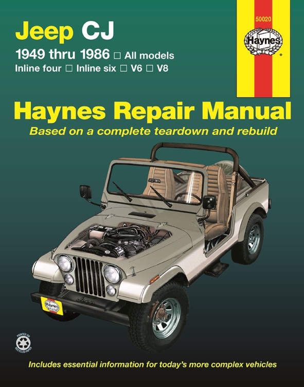 Haynes Jeep CJ 49-86 manual